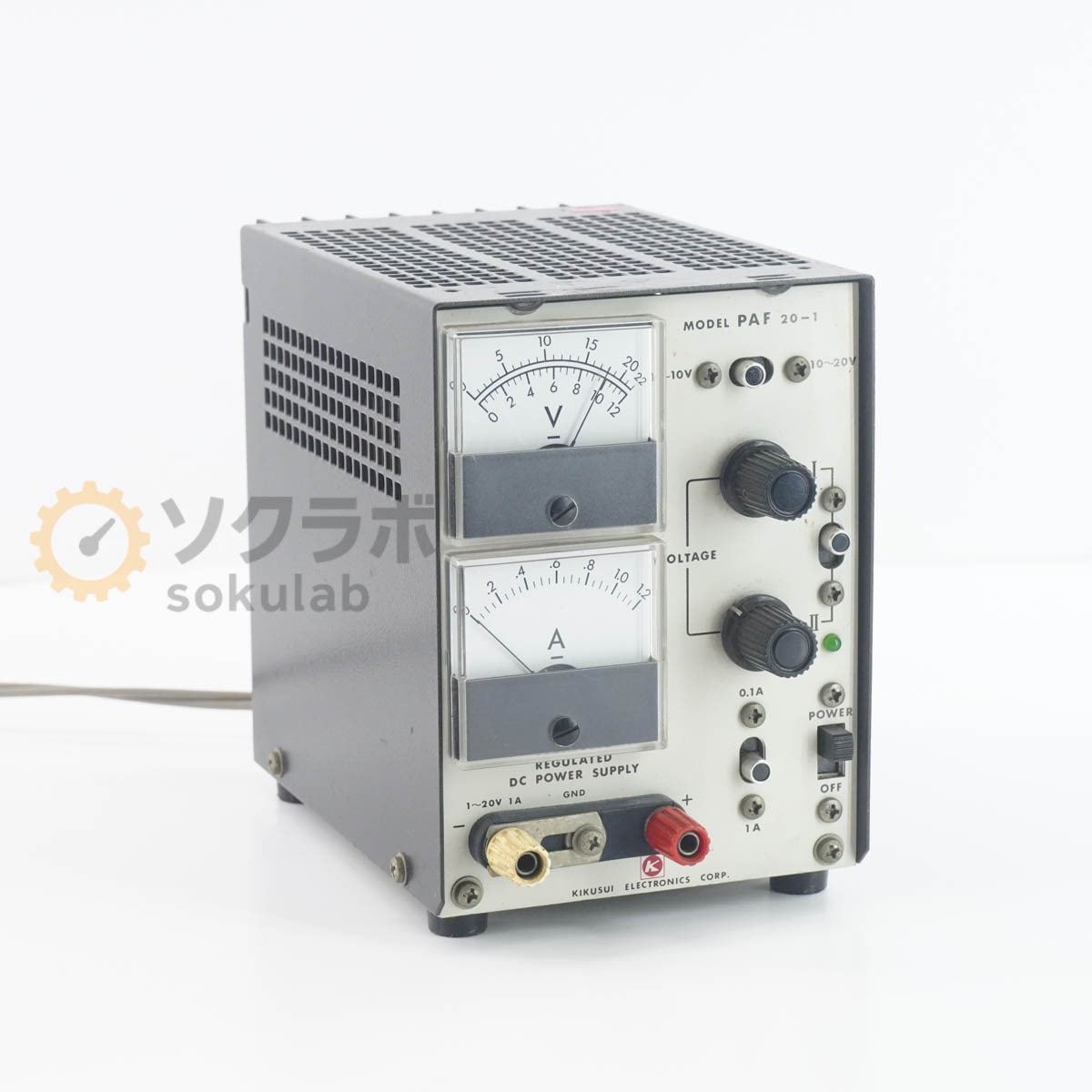 [JB]USED �ݾڤʤ� KIKUSUI PAF20-1 REGULATED DC POWER SUPPLY ľή���경�Ÿ� DC�Ÿ� ľή�Ÿ� 1~20V 1A [07298-0040]