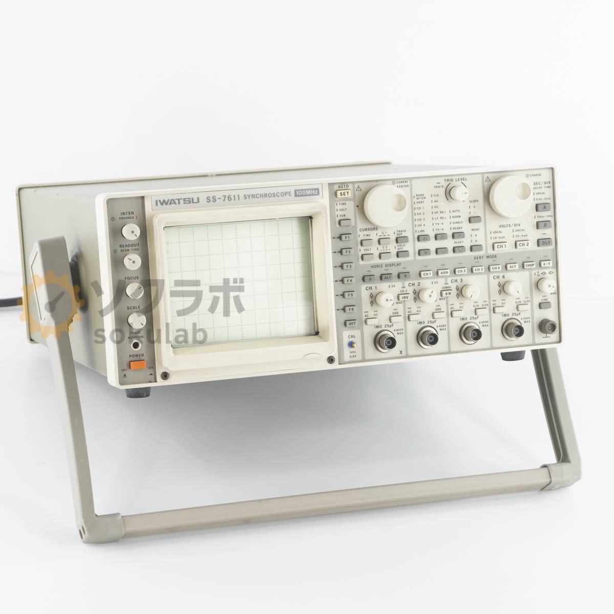 [JB]USED �ݾڤʤ� IWATSU SS-7611 SYNCHROSCOPE OSCILLOSCOPE ���󥯥��������� �������������� 100MHz [07237-0225]