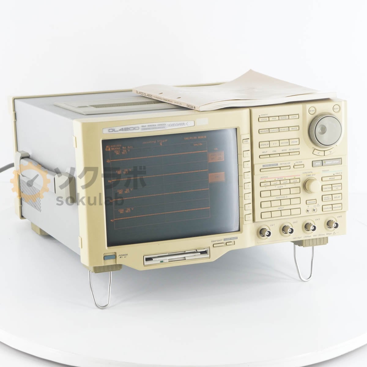 [DW]USED 8���ݾ� YOKOGAWA DL4200 700440-M/B5/E2 DIGITAL OSCILLOSCOPE �ǥ����륪������������ 300MHz 100MS/s 10bit ��...[07316-0008]