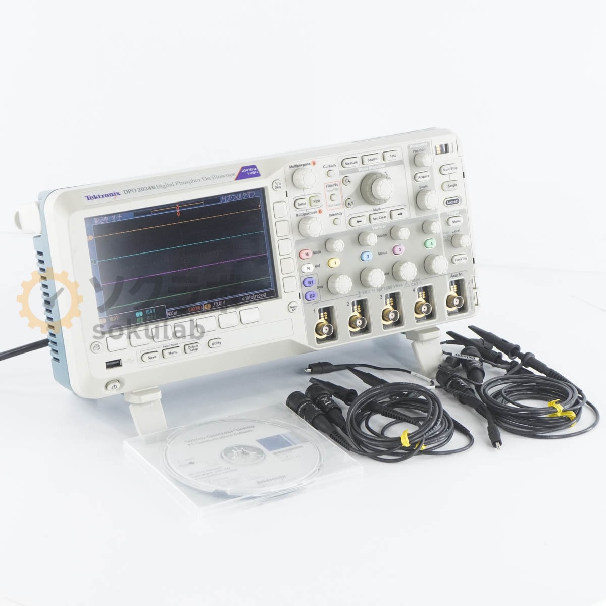 [DW]USED 8���ݾ� 03/2024CAL Tektronix DPO 2024B DPO2024B DPO2000B Digital Phosphor Oscilloscope �ǥ����롦�ե�����...[07166-0015]