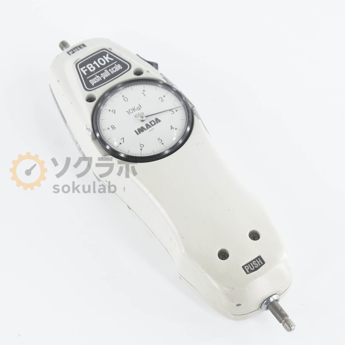 [DW]USED 8���ݾ� IMADA FB10K push-pull scale �ץå���ץ륹������ �ᥫ�˥���ե����������� 10kgf 100g [07201-0006]