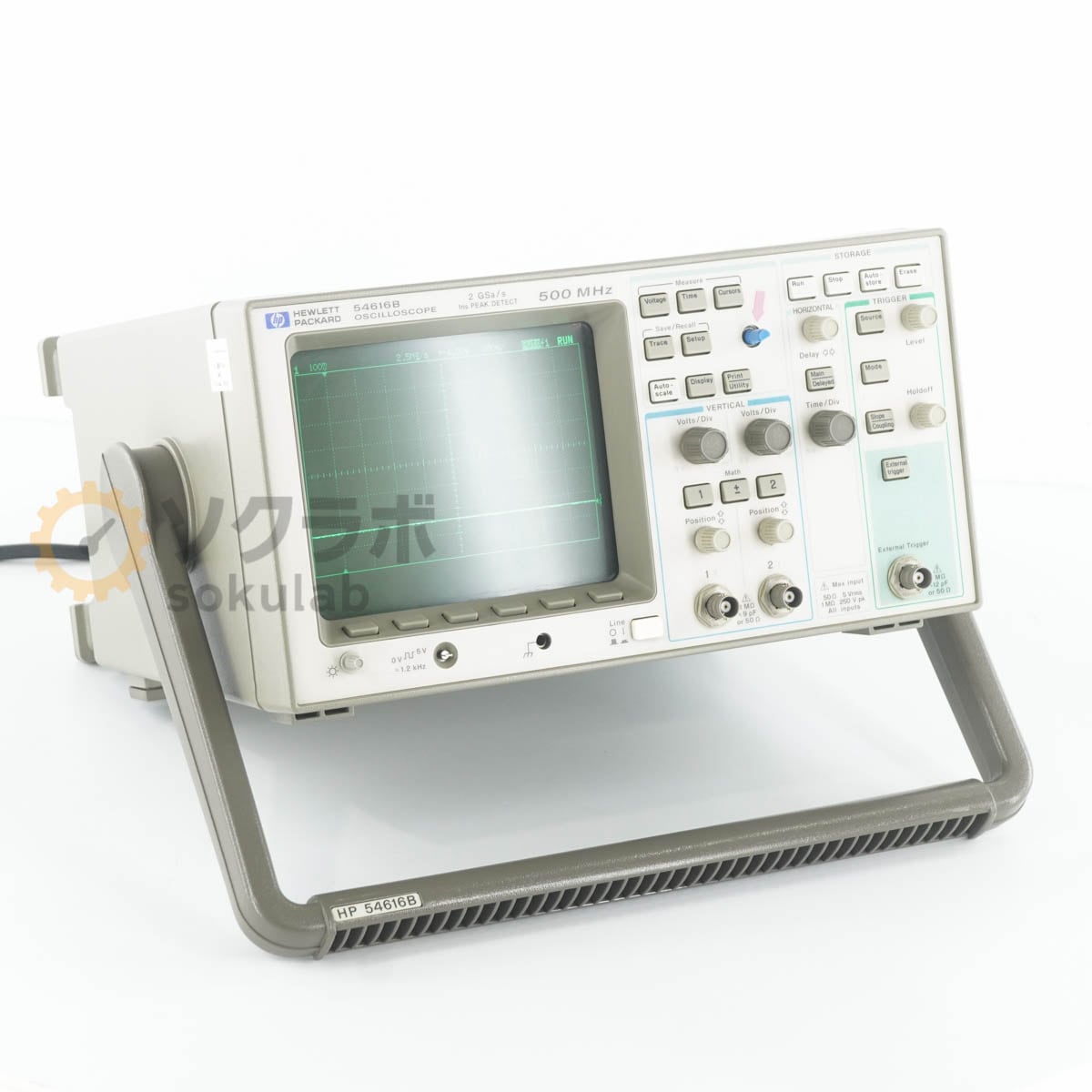 [DW]USED 8���ݾ� hp 54616B OSCILLOSCOPE �������������� 54657A 500MHz 2GSa/s [07281-0003]
