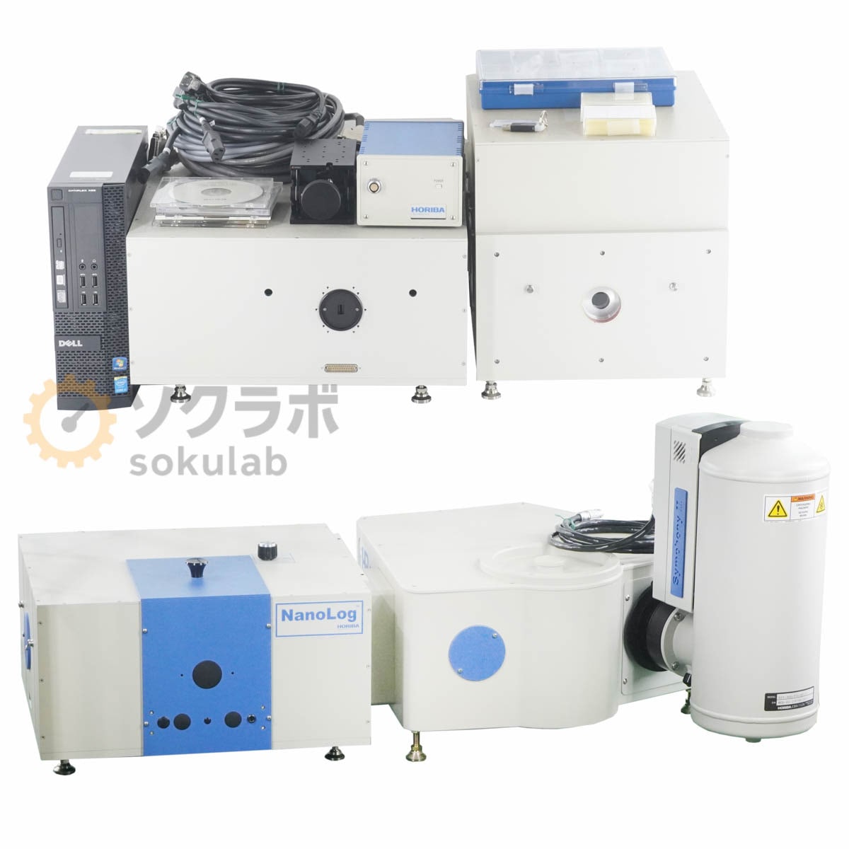 [DW]USED 8���ݾ� ���å� HORIBA NanoLog Spectrofluorometer �⥸�塼�뷿�ָ�ʬ�����ٷ� iHR320 FL-1000 FL3-2iHR FL-103...[07367-0001]