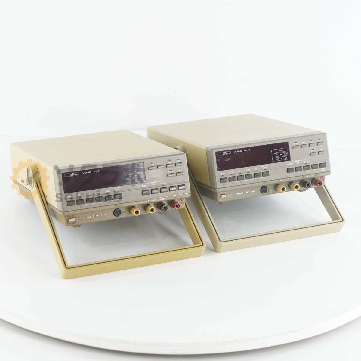 [JB]USED �ݾڤʤ� 2�楻�å� IWATSU VOAC 7411 DMM DIGITAL MULTIMETER �ǥ�����ޥ���᡼���� �ޥ���᡼���� [07400-0022]