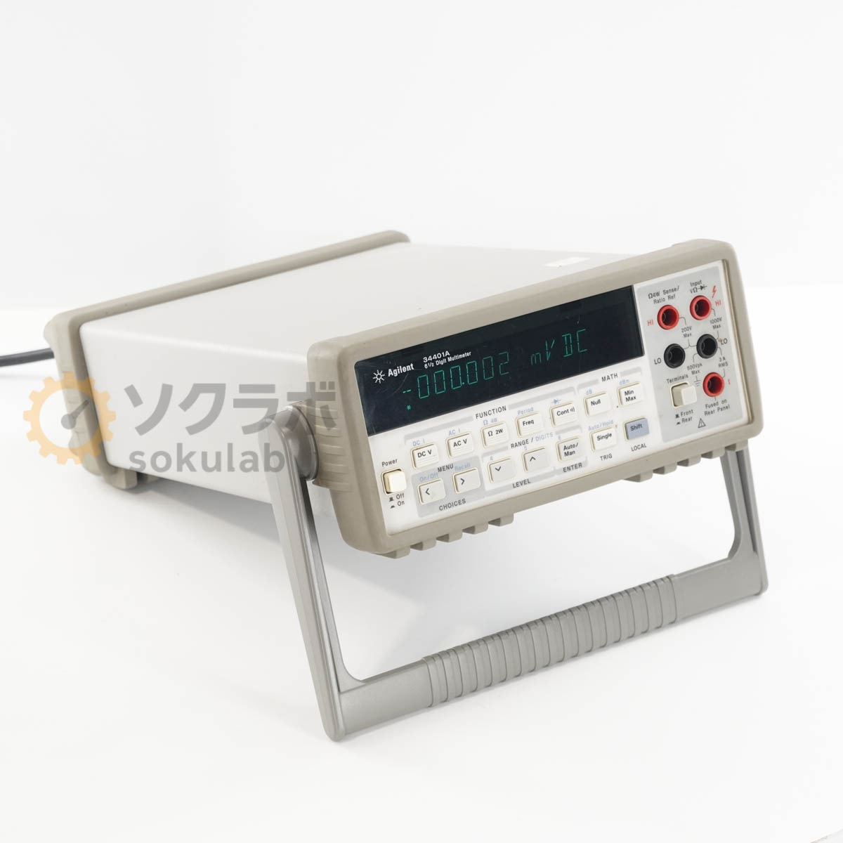 [DW]USED 8���ݾ� Agilent 34401A DMM 6 1/2�� Digit Multimeter �ǥ�����ޥ���᡼���� [07400-0044]