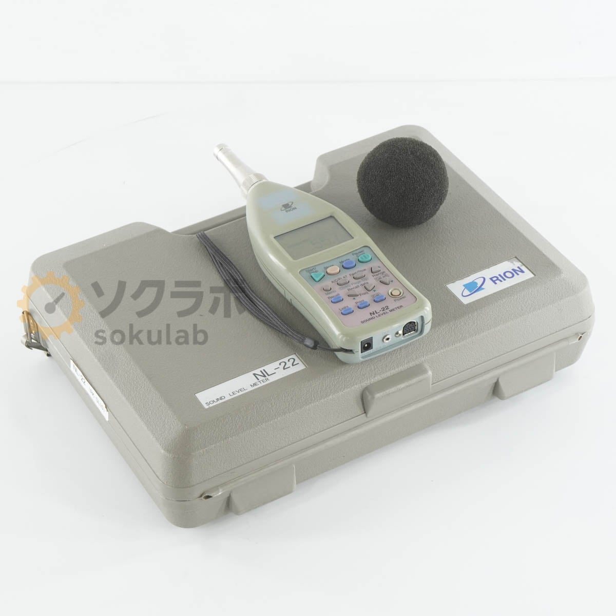 [DW]USED 8���ݾ� RION NL-22 SOUND LEVEL METER ���������� ������ɥ�٥�᡼���� UC-52 NH-21 [07446-0001]
