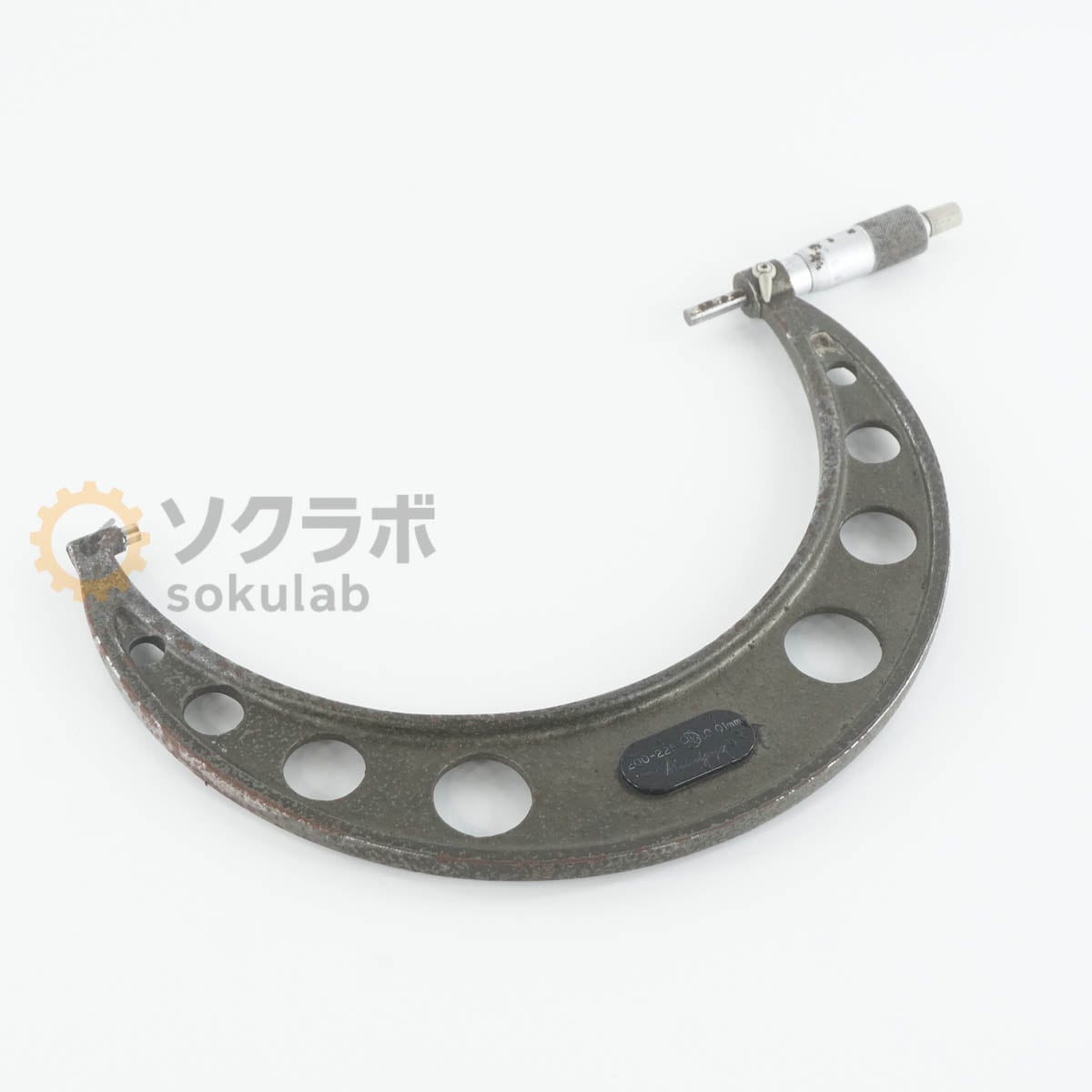 [DW]USED 8���ݾ� Mitutoyo  Micrometer �ޥ������᡼���� 200-225mm 0.01mm [07328-0065]