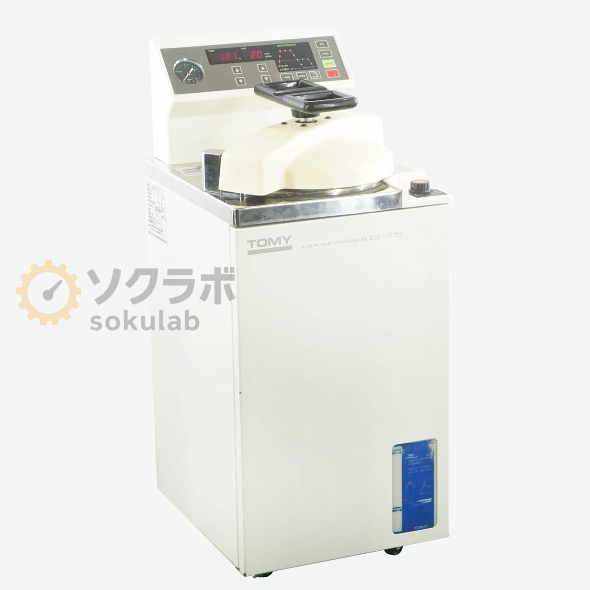 [DW]USED 8���ݾ� TOMY ES-215 AUTOCLAVE HIGH-PRESSURE STEAM STERILIZER �����ȥ��졼�� �ⰵ�����Ƕݴ� [07432-0007]