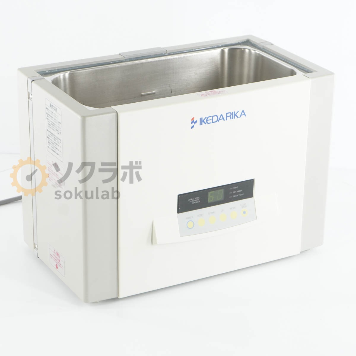 [DW]USED 8���ݾ� IKEDA RIKA UC-3 ULTRA SONIC AUTOMATIC WASHER Ķ���������� Ķ���������� 38KHz 50/60Hz �Ÿ������� [07432-0058]