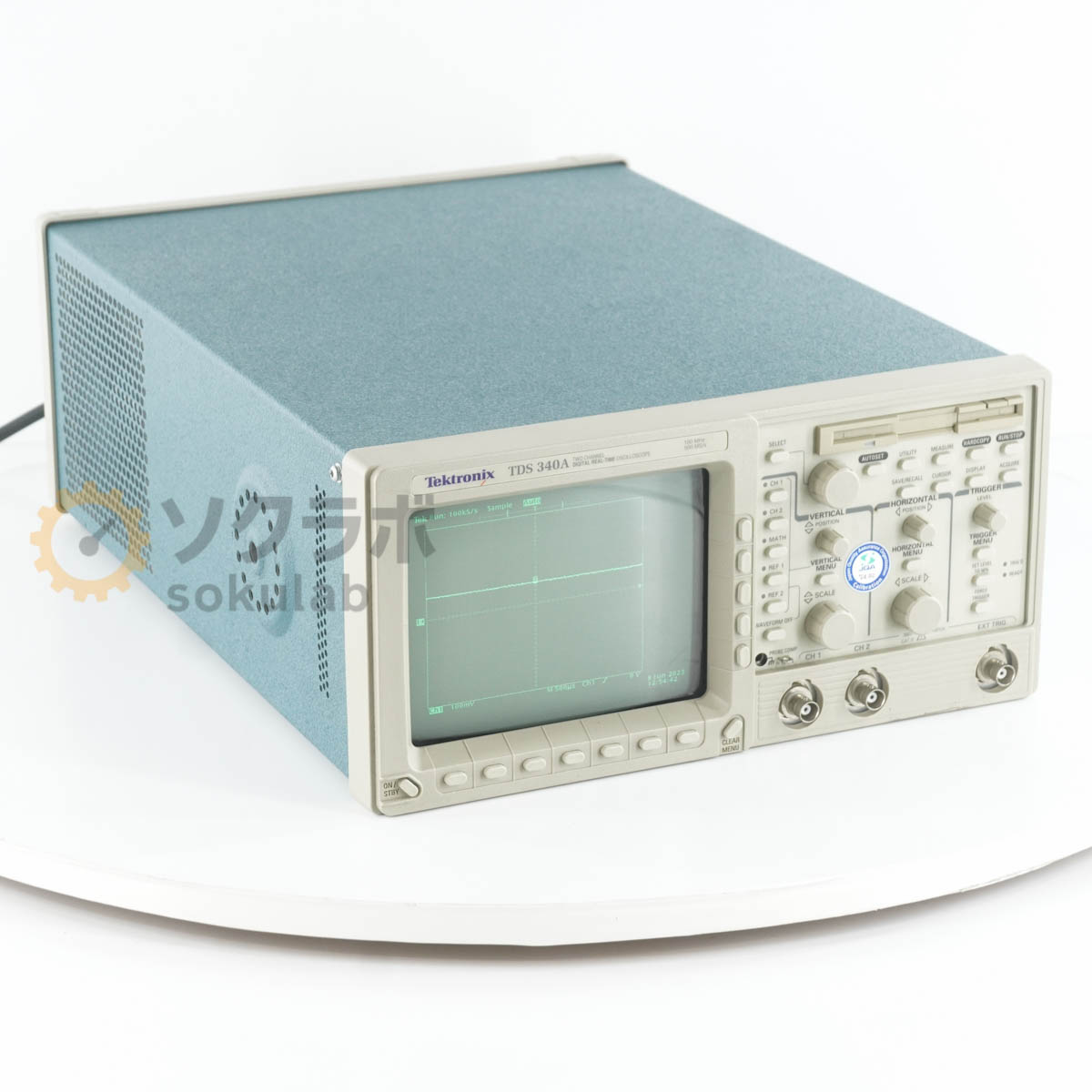 [DW]USED 8���ݾ� Tektronix TDS 340A TDS340A DIGITAL REAL-TIME OSCILLOSCOPE �������������� 100MHz 500MS/s [07434-0006]