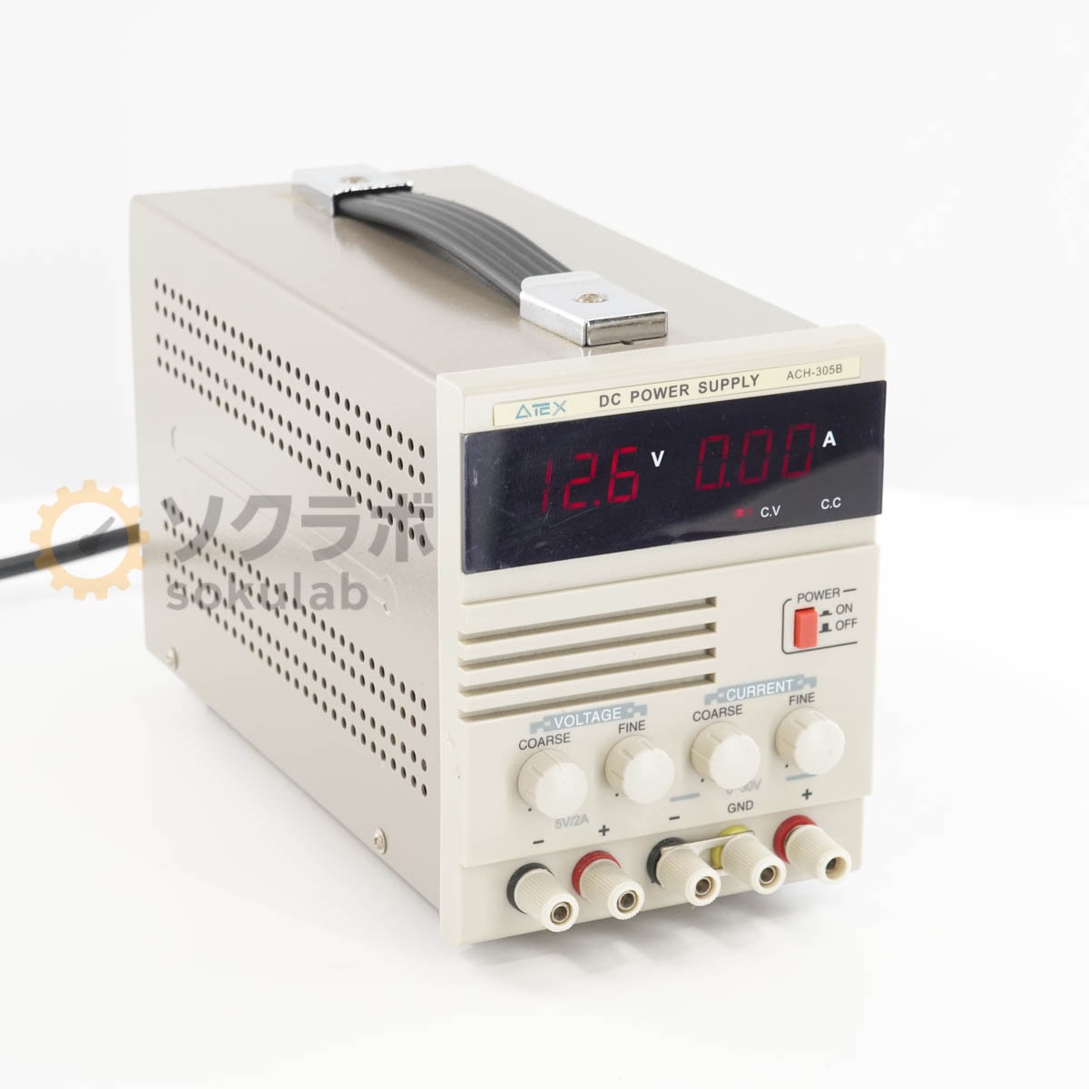 [JB]USED �ݾڤʤ� ATEX ACH-305B DC POWER SUPPLY 2�Ű��ǥ�����ľή���경�Ÿ� DC�Ÿ� ľή�Ÿ� [07462-0046]
