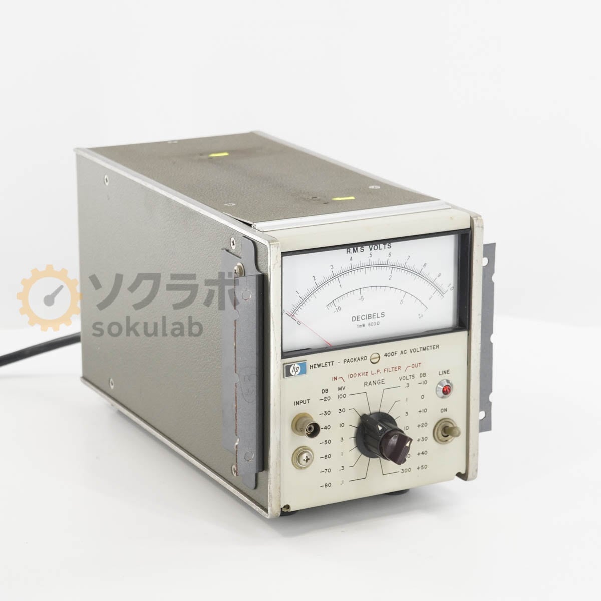 [JB]USED �ݾڤʤ� hp 400F AC VOLTMETER AC�Ű��� AC�ܥ�ȥ᡼���� [07462-0068]