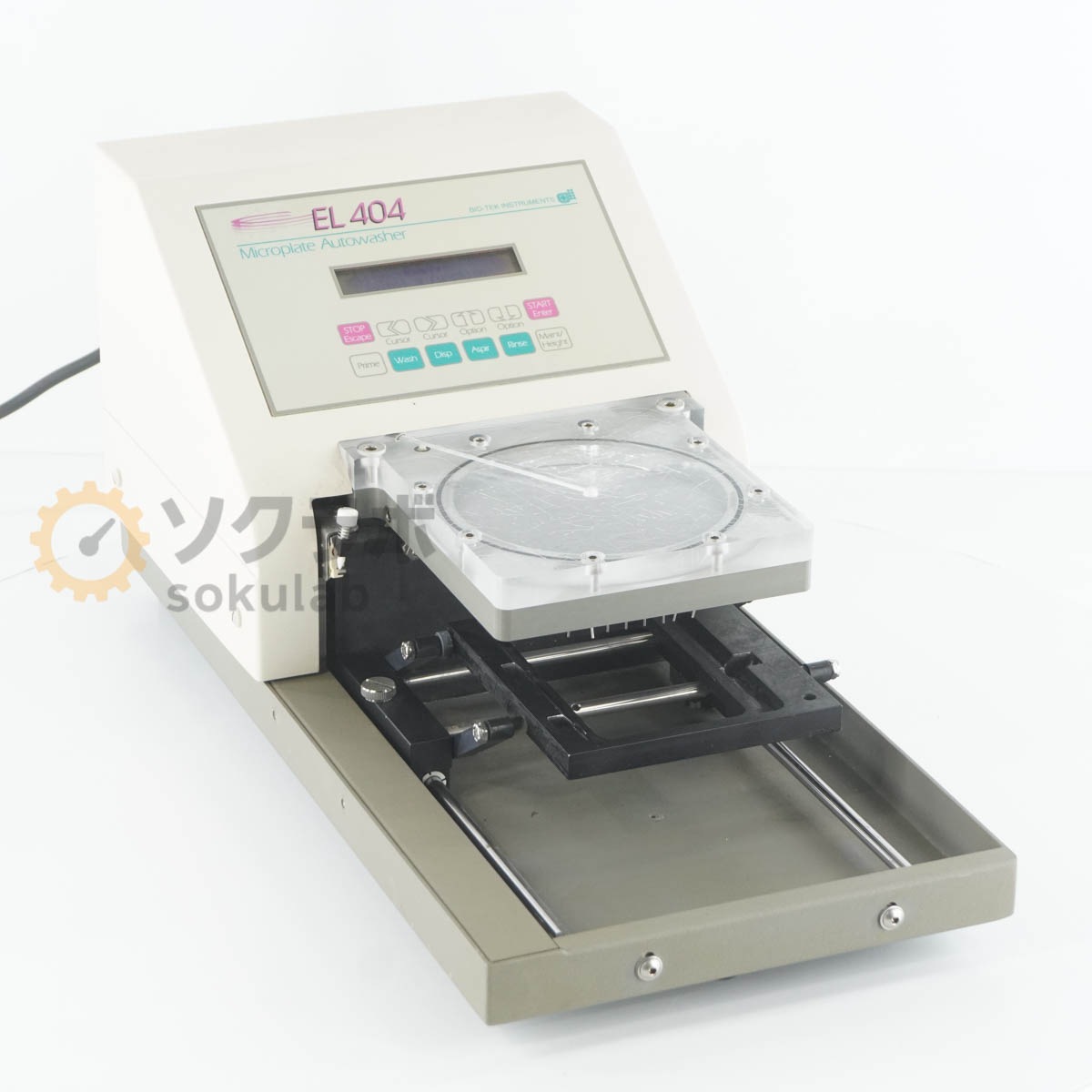 [JB]USED �ݾڤʤ� BIO-TEK EL404 EL 404 Microplate Autowasher �ޥ������ץ졼�ȥ����å��㡼 [07373-0014]