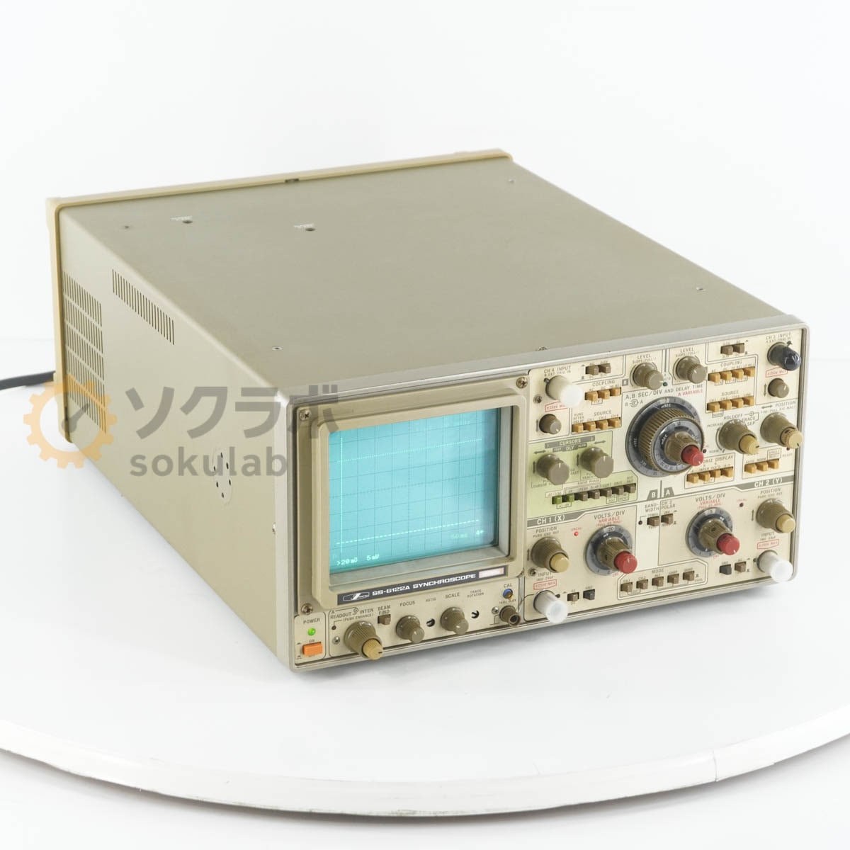 [DW]USED 8���ݾ� IWATSU SS-6122A SYNCHROSCOPE OSCILLOSCOPE ���󥯥��������� �������������� 100MHz [07400-0026]