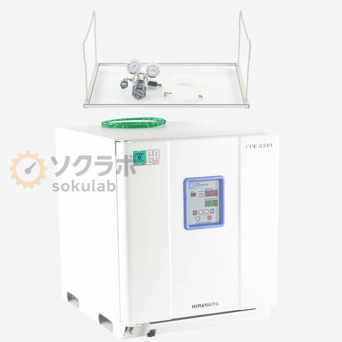 [DW]USED 8���ݾ� HIRASAWA CPE-2201 TE-HER CO2 INCUBATOR �ơ��ϡ���CO2���ܴ� ���󥭥�١����� BHN-3 [07432-0047]