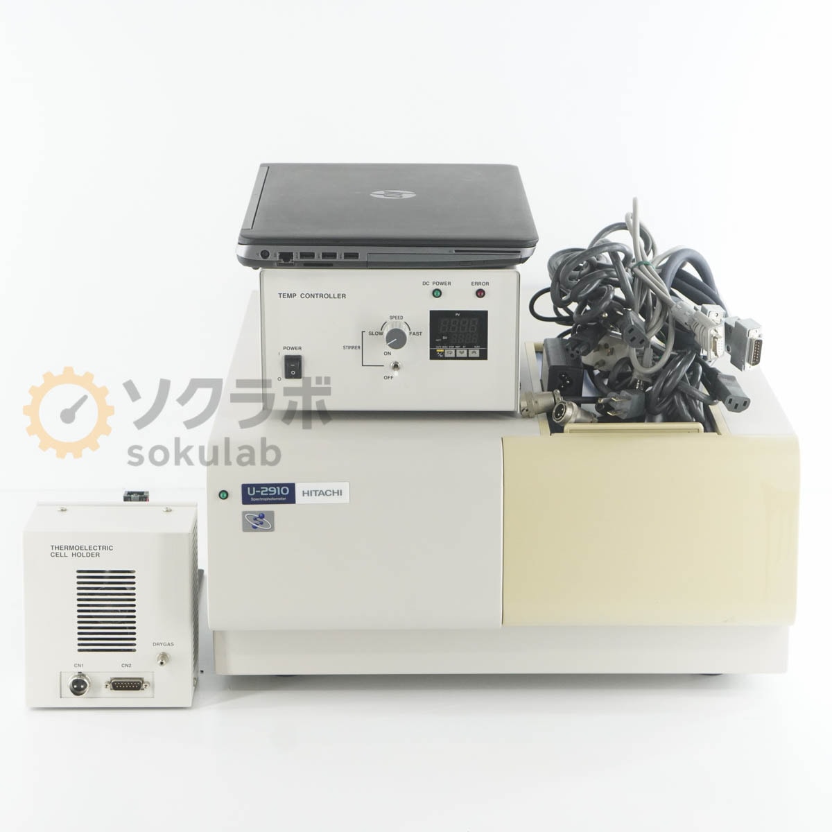 [DW]USED 8���ݾ� HITACHI U-2910 Double Beam Spectrophotometer ���֥�ӡ���ʬ�����ٷ� AC�����ץ��� �Ÿ������� ���ե�...[07437-0036]