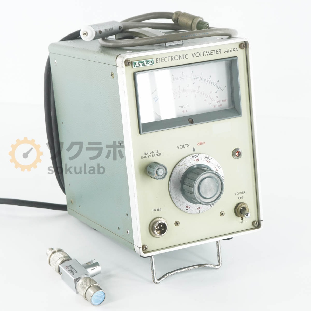 [DW]USED 8���ݾ� Anritsu ML69A ELECTRONIC VOLTMETER �Ż��Ű��� ���쥯�ȥ��˥å��ܥ�ȥ᡼���� MP638A MA61A[07462-0007]