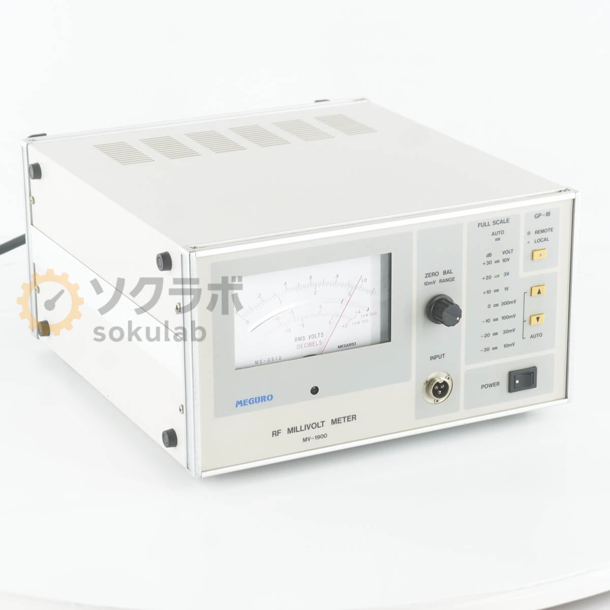 [DW]USED 8���ݾ� MEGURO MV-1900 RF MILLIVOLT METER RF�ߥ�ܥ�ȥ᡼���� [07462-0015]