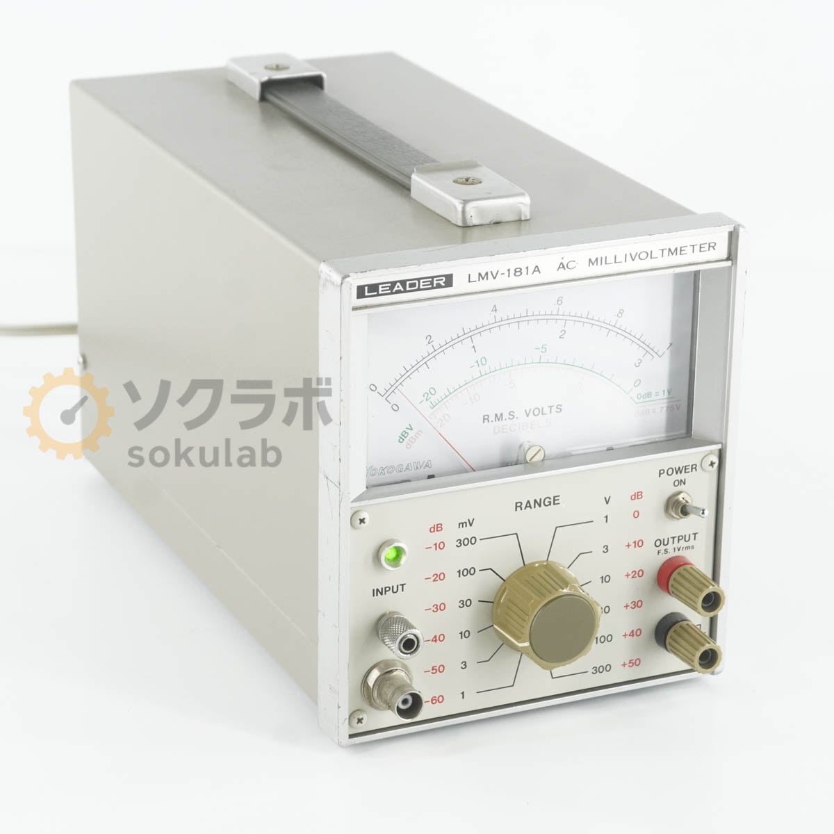 [DW]USED 8���ݾ� LEADER LMV-181A AC MILLIVOLTMETER AC�ߥ�ܥ�ȥ᡼���� [07462-0033]