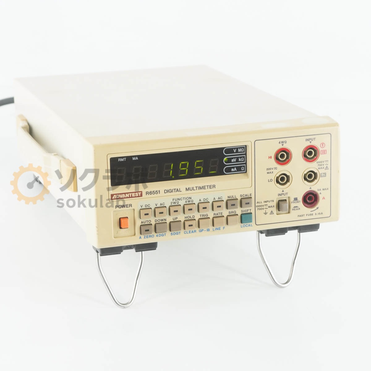 [JB]USED �ݾڤʤ� ADVANTEST R6551 DMM DIGITAL MULTIMETER �ǥ�����ޥ���᡼���� [07462-0035]