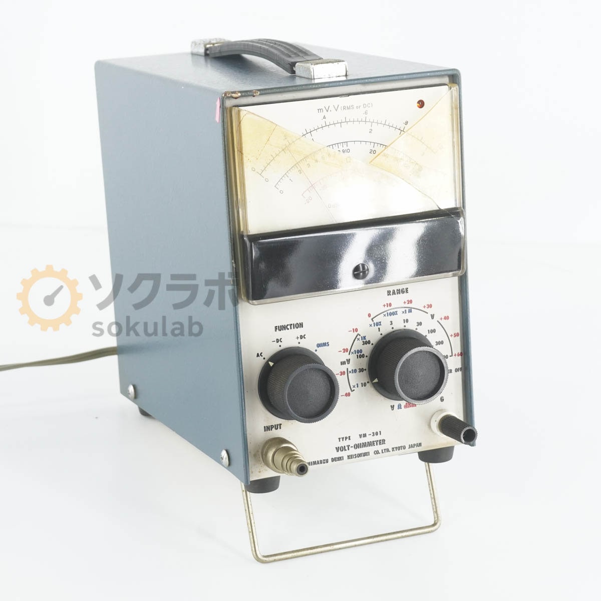 [DW]USED  SHIMADZU VM-301 VOLT-OHMMETER �ܥ�ȥ�����᡼���� VOM [07400-0036]