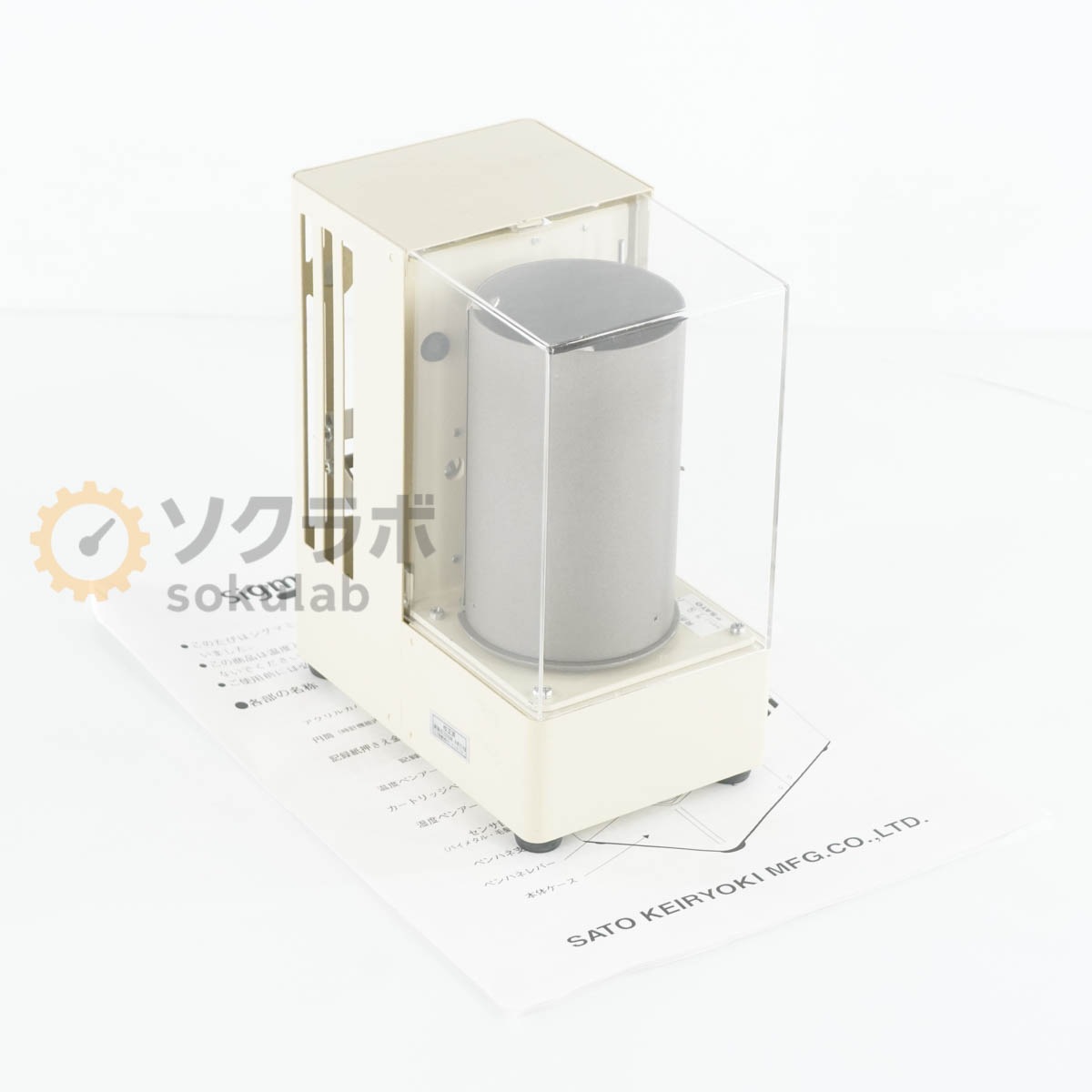 [DW]USED 8���ݾ� 5������ SK SATO KEIRYOKI SIGMA MINICUBE �����ޥߥ˥��塼�� THERMOHYGROGRAPH �����ٵ�Ͽ�� -15~��40...[07413-0001]