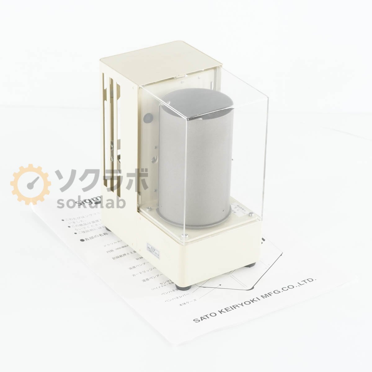 [DW]USED 8���ݾ� 5������ SK SATO KEIRYOKI SIGMA MINICUBE �����ޥߥ˥��塼�� THERMOHYGROGRAPH �����ٵ�Ͽ�� -15~��40...[07413-0001]