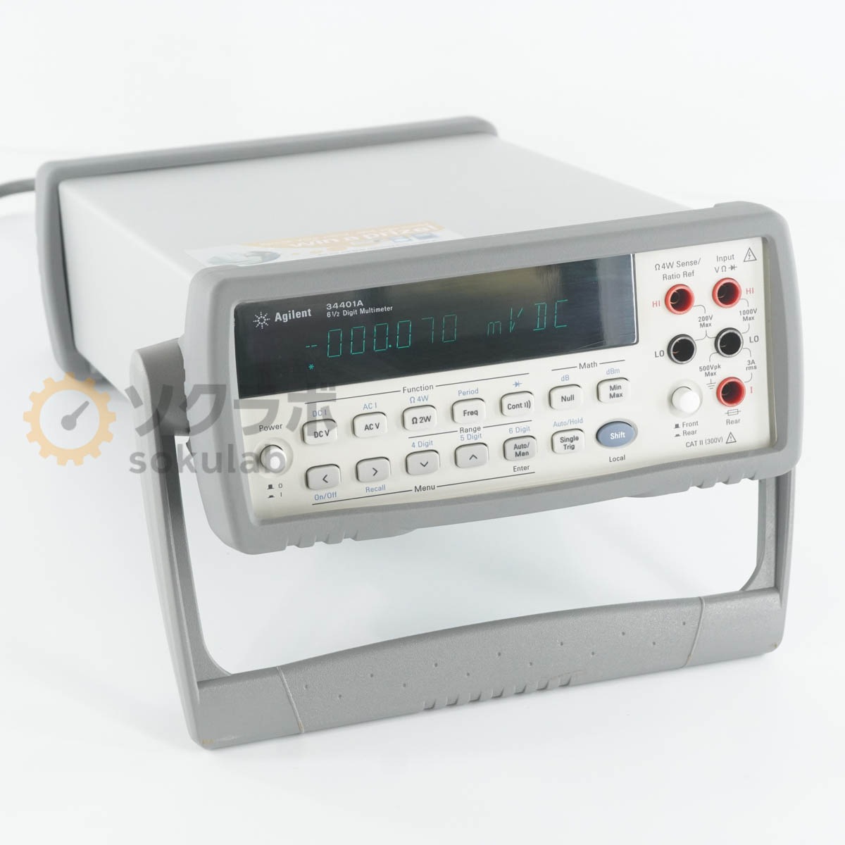 [DW]USED 8���ݾ� Agilent 34401A 6 1/2 Digit Multimeter 6 1/2�� �ǥ�����ޥ���᡼���� DMM �Ÿ������� [07291-0013]