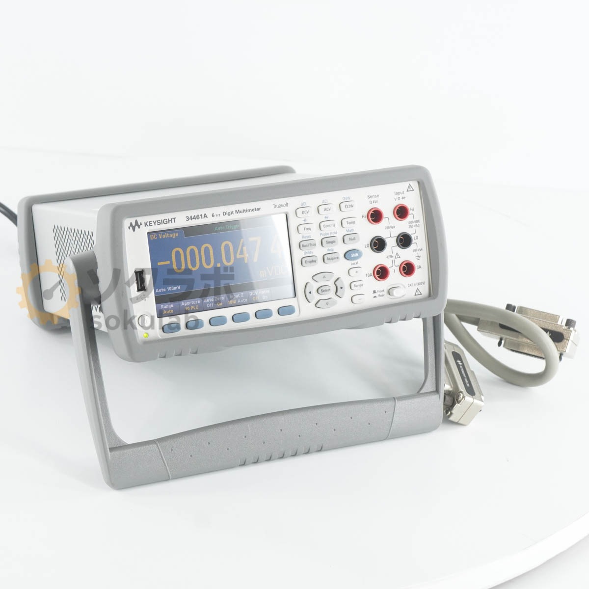 [DW]USED 8���ݾ� Keysight 34461A Truevolt DMM 6 1/2 Digit Multimeter 6.5�� �ǥ�����ޥ���᡼���� 10833A �Ÿ������� [07291-0046]