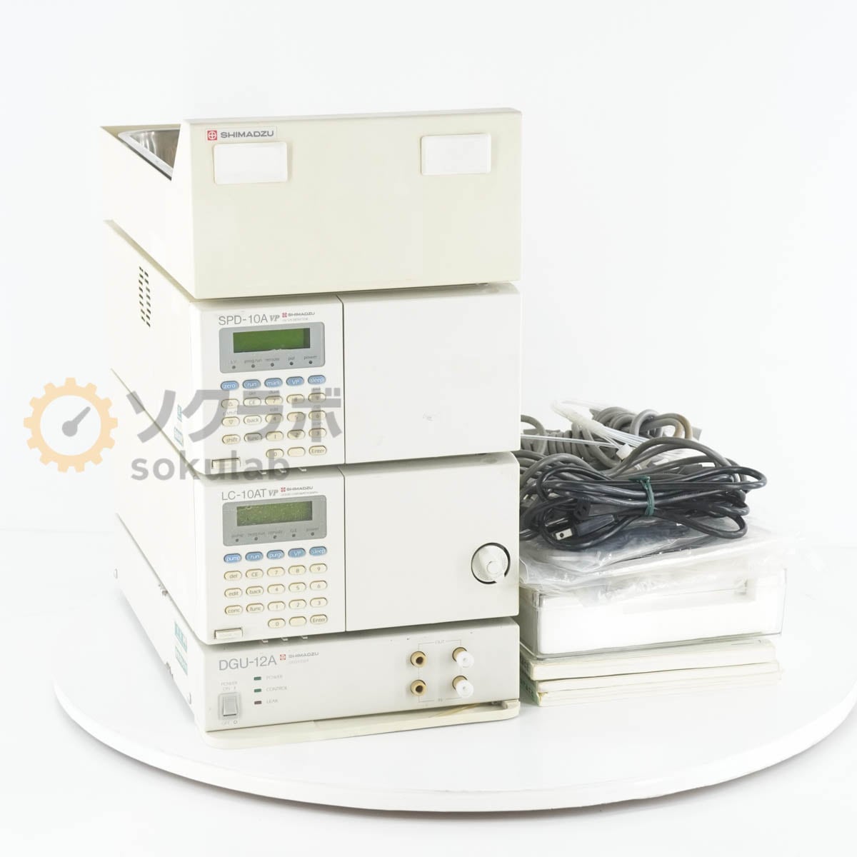 [DW]USED 8ݾ å SHIMADZU SPD-10A VP LC-10ATVP DGU-12A HPLC Liquid Chromatograph ե Υޥȥ ...[07429-0002]