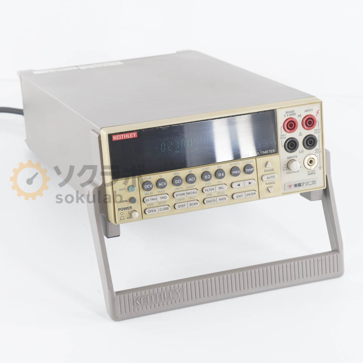 [DW]USED 8���ݾ� KEITHLEY 2000 DMM DIGITAL MULTIMETER �ǥ�����ޥ���᡼���� �ޥ���᡼���� [06644-0040]