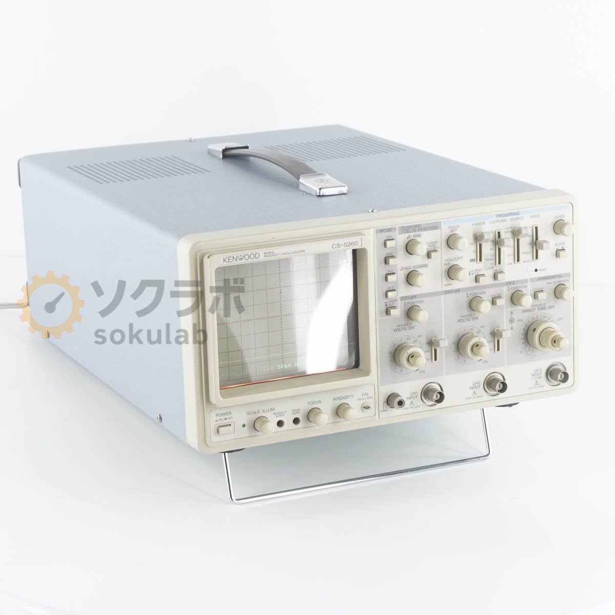 [DW]USED 8���ݾ� KENWOOD CS-5260 READOUT OSCILLOSCOPE �꡼�ɥ����� �������������� 60MHz �Ÿ������� [06644-0054]