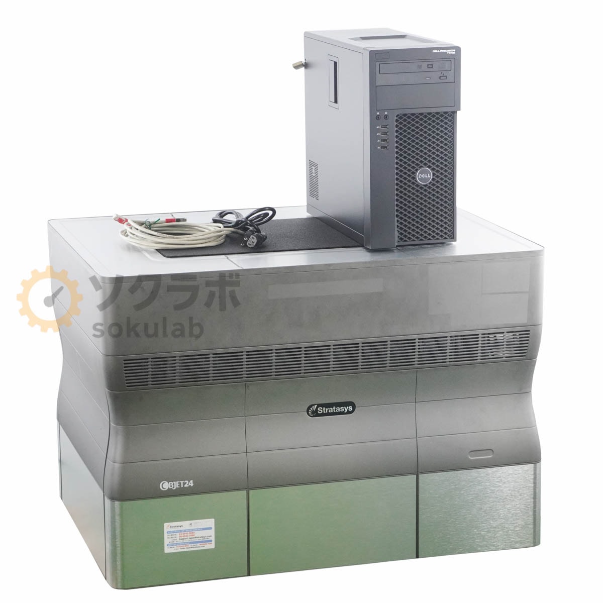 [PG]USED 8���ݾ� 2014ǯ�� Stratasys OBJET24 V2 3D�ץ�󥿡� 3D Printer �Ÿ������� ���եȥ����� PC�� [06644-0096]