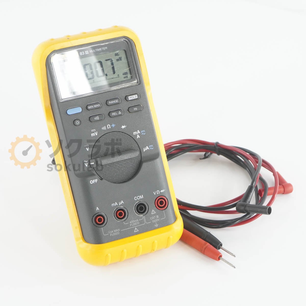 [DW]USED 8���ݾ� FLUKE 83III 83 III DMM DIGITAL MULTIMETER �ǥ�����ޥ���᡼���� �ޥ���᡼���� [06644-0103]