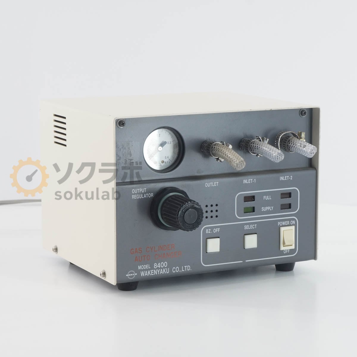 [DW]USED 8���ݾ� WAKENYAKU 8400 MODEL8400 GAS CYLINDER AUTO CHANGER �����������������ȥ����󥸥㡼 ������ư�ڴ����� [07537-0009]