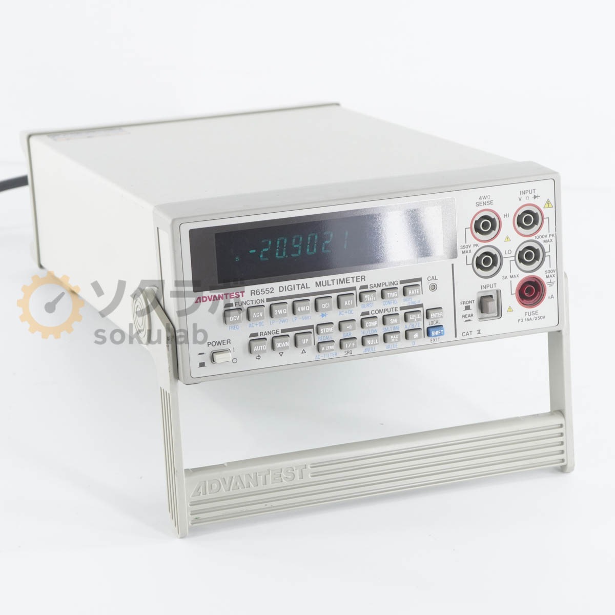 [DW]USED 8���ݾ� 3������ ADVANTEST R6552 DMM DIGITAL MULTIMETER �ǥ�����ޥ���᡼���� [06644-0035]