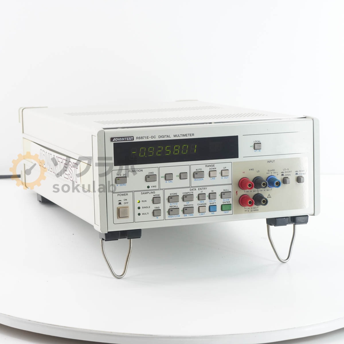 [DW]USED 8���ݾ� ADVANTEST R6871E-DC DMM DIGITAL MULTIMETER �ǥ�����ޥ���᡼���� [07380-0145]
