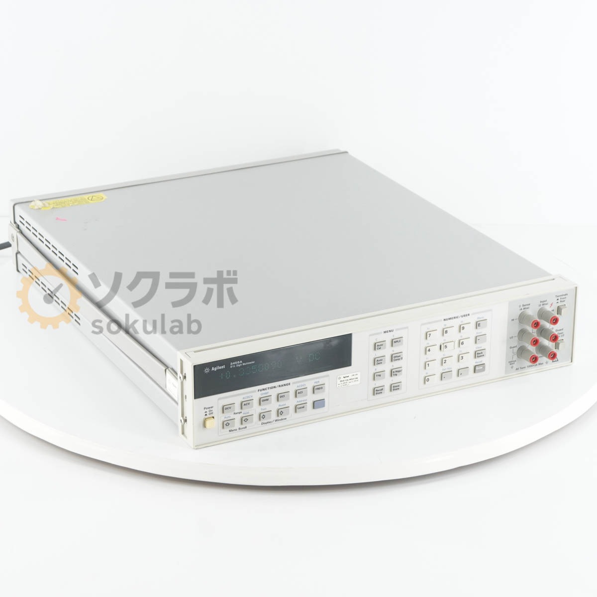 [DW]USED 8���ݾ� Agilent 3458A 8 1/2 Digit Multimeter �ǥ�����ޥ���᡼���� 8.5�� DMM [07380-0350]