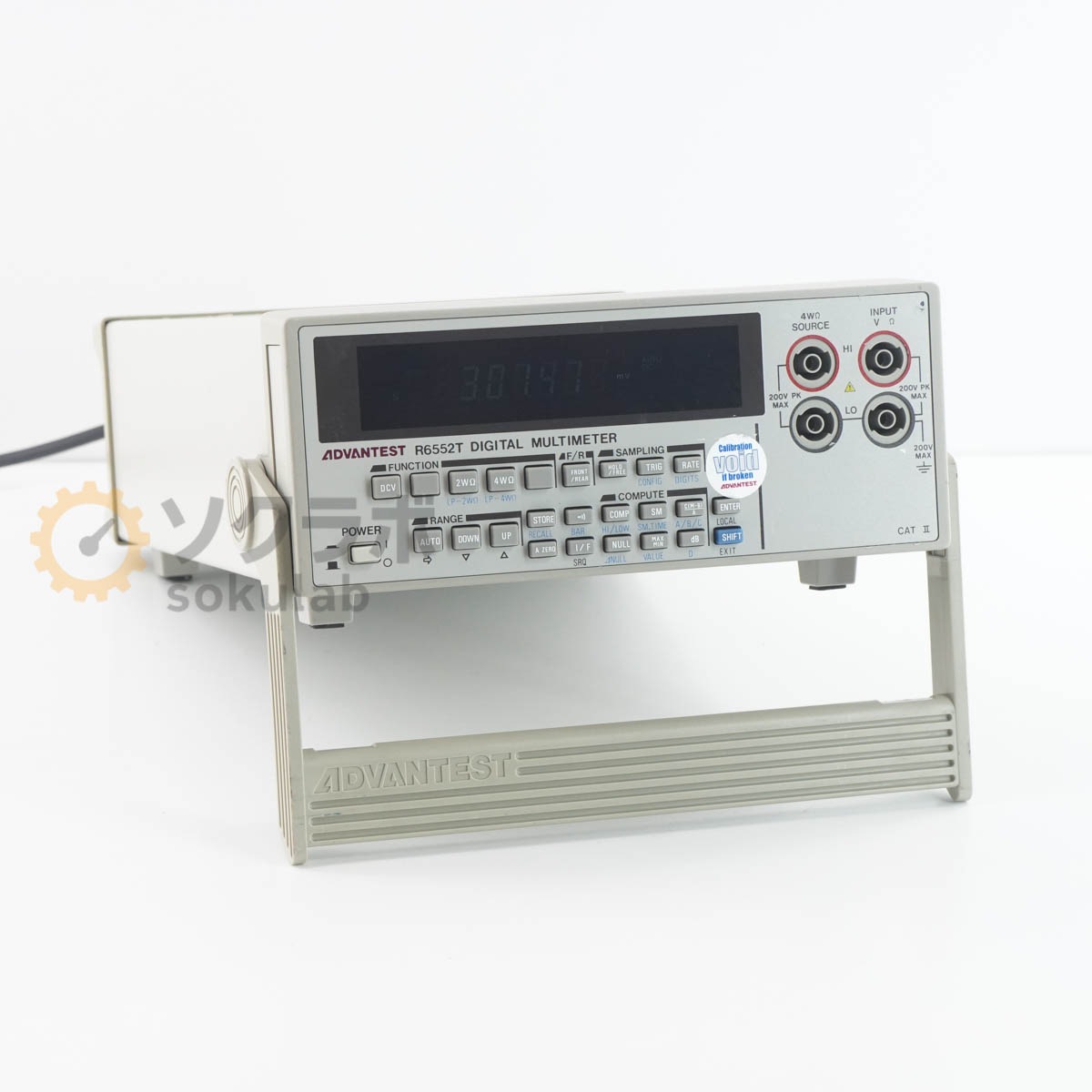 [DW]USED 8���ݾ� ADVANTEST R6552T DMM DIGITAL MULTIMETER �ǥ�����ޥ���᡼���� [07380-0138]