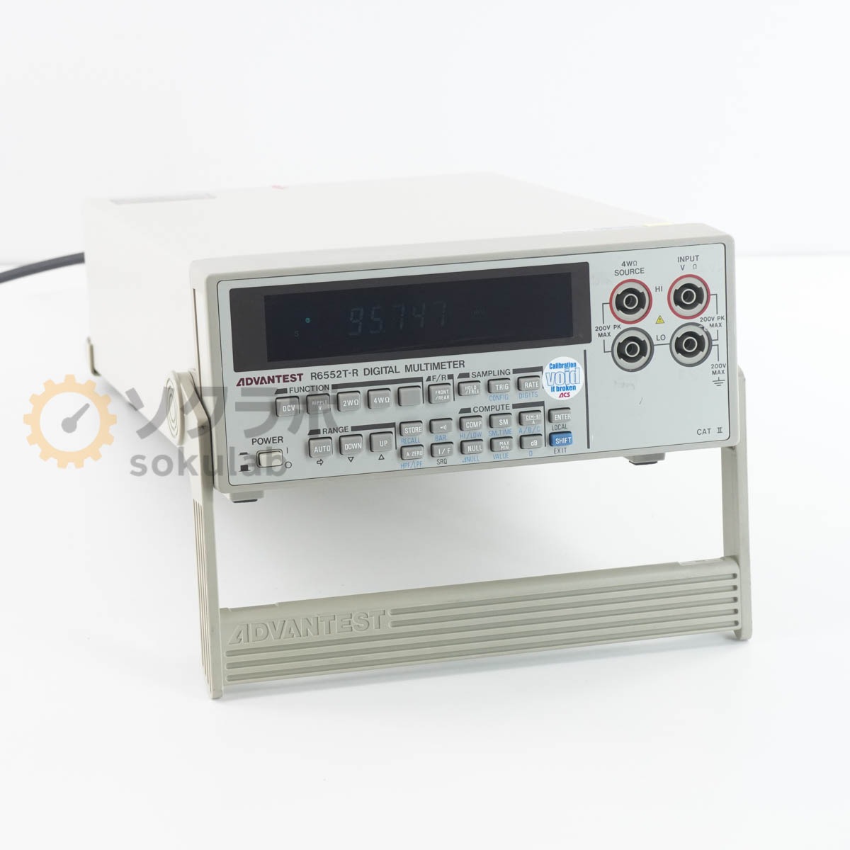 [DW]USED 8���ݾ� ADVANTEST R6552T-R DMM DIGITAL MULTIMETER �ǥ�����ޥ���᡼���� [07380-0139]