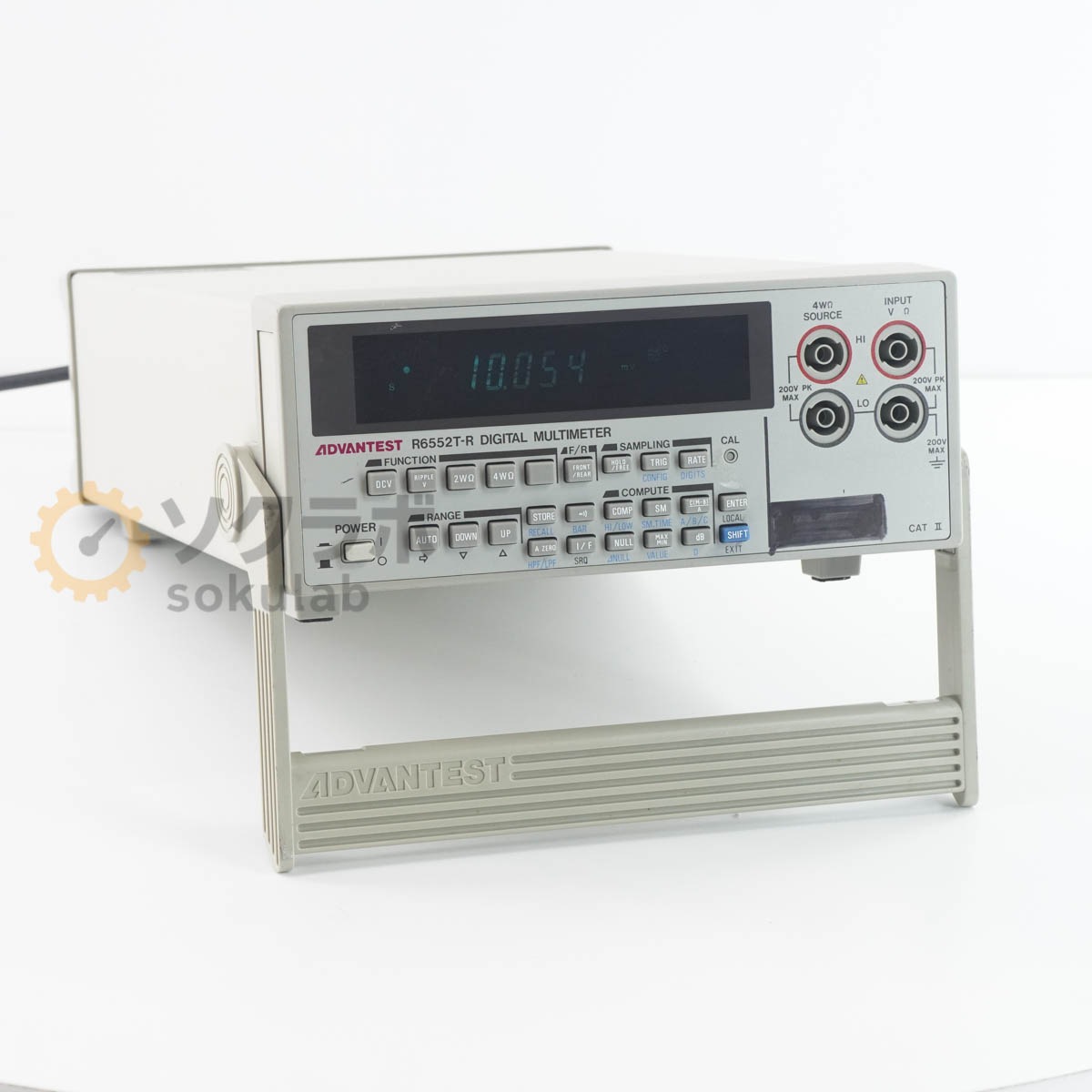 [DW]USED 8���ݾ� ADVANTEST R6552T-R DMM DIGITAL MULTIMETER �ǥ�����ޥ���᡼���� [07380-0178]