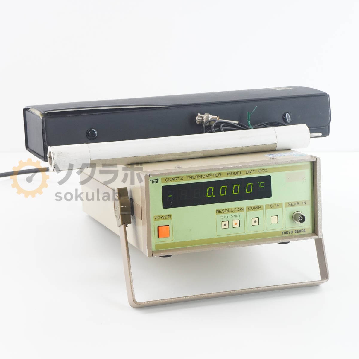 [DW]USED 8���ݾ� TOKYO DENPA DMT-600 TEW QUARTZ THERMOMETER �������Ĳ��ٷ� PTY-124 [07380-0328]