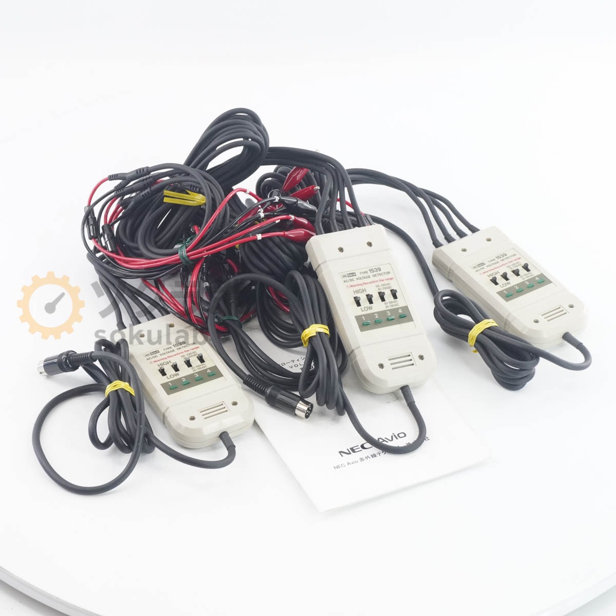 [DW]USED 8���ݾ� 2���å����� 3�楻�å� San-ei 1539 AC/DC VOLTAGE DETECTOR ���٥���ѥե����ƥ����Ű��ץ����� �谷...[07480-0004]
