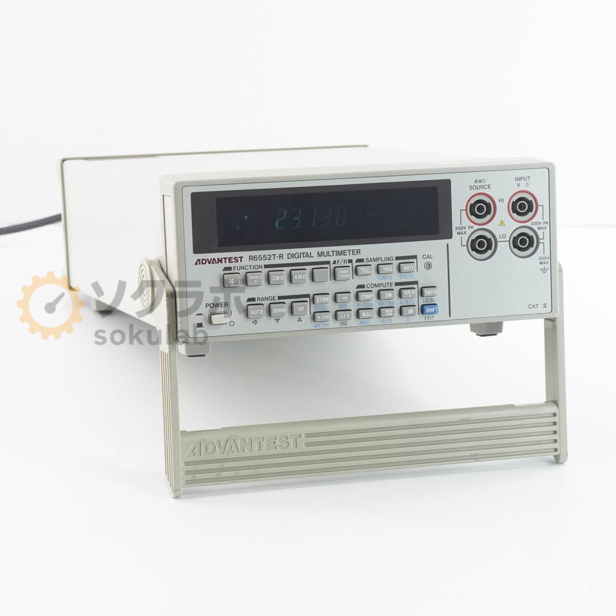 [DW]USED 8���ݾ� 3������ ADVANTEST R6552T-R DMM DIGITAL MULTIMETER �ǥ�����ޥ���᡼���� [07380-0141]