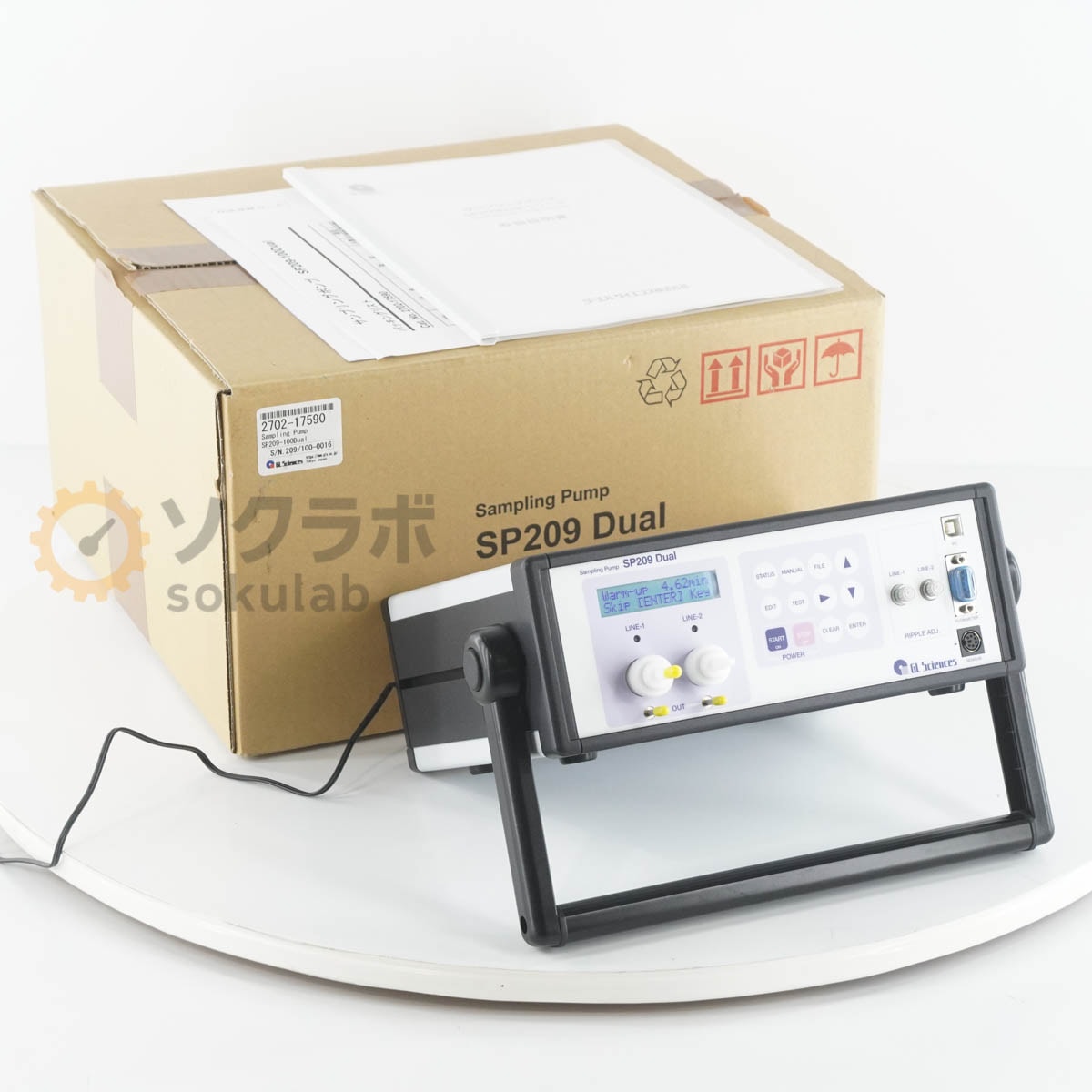 [DW]USED 8���ݾ� GL Sciences SP209 Dual SP209-100Dual Sampling Pump �絤����ץ�󥰥ݥ�� AC�����ץ��� �谷������ [07287-0056]