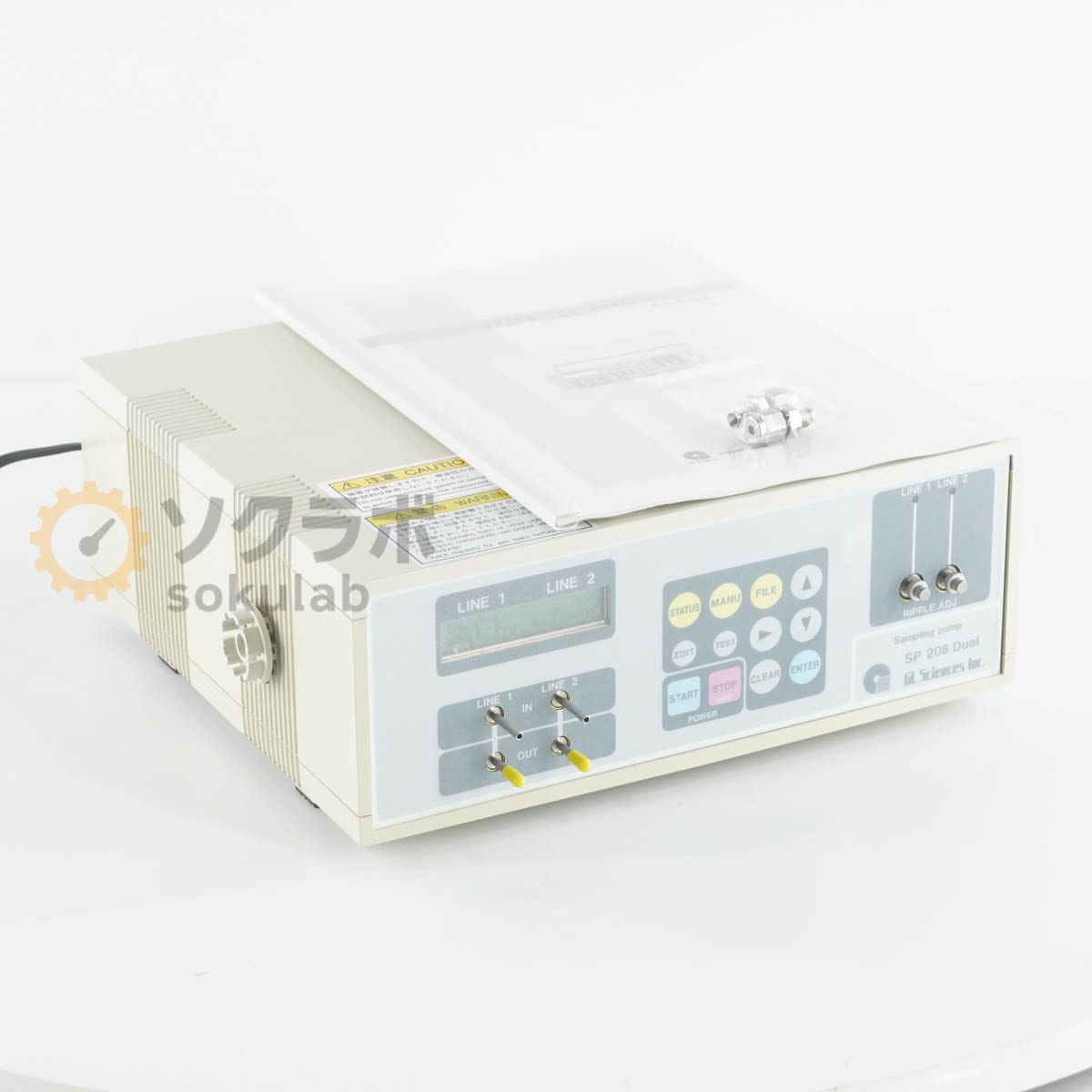 [DW]USED 8���ݾ� GL Sciences SP 208 Dual SP208-100Dual Sampling Pump �絤����ץ�󥰥ݥ�� AC�����ץ��� �谷������ [07287-0057]