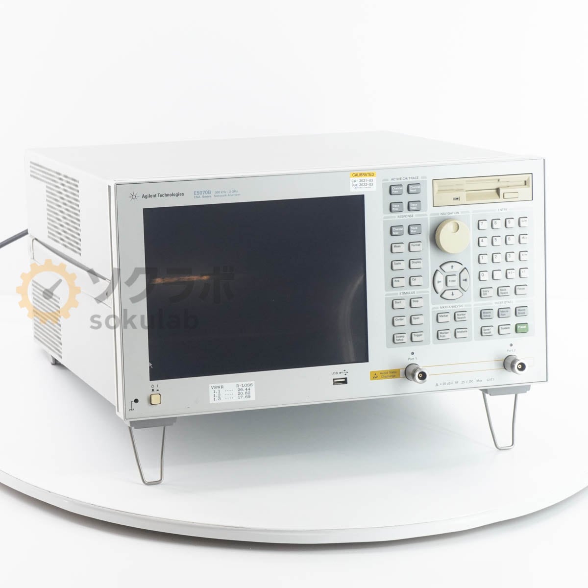 [JB]USED ݾڤʤ Agilent E5070B ENA Series Network Analyzer ͥåȥʥ饤 OPT 015 1E5 214 300kHz-3GHz [07524-0023]