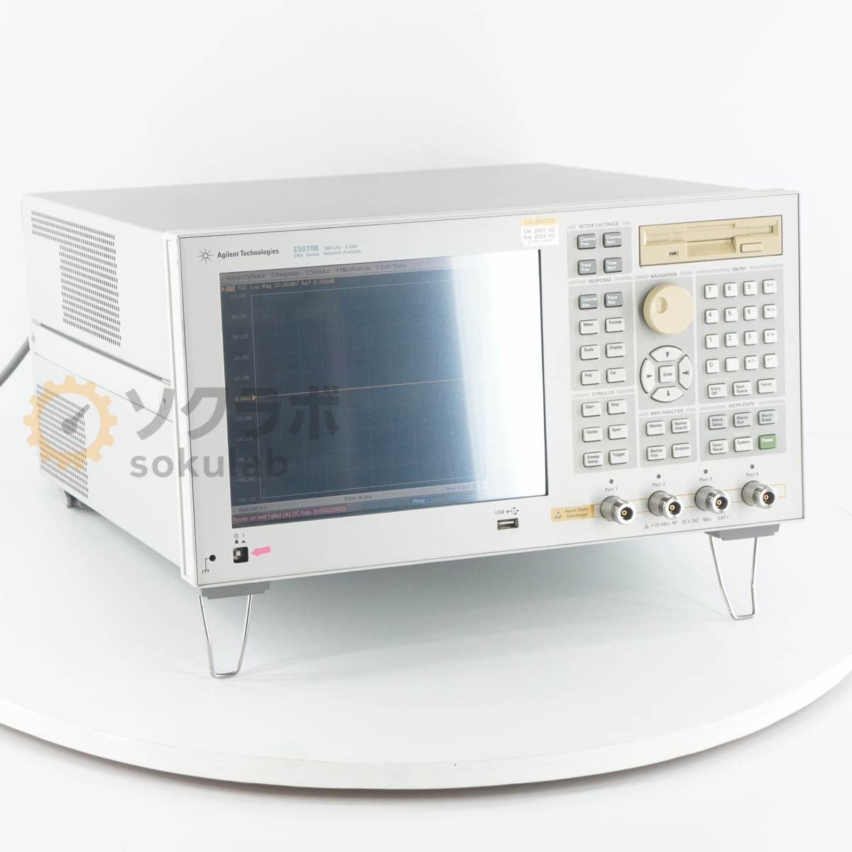[JB]USED ݾڤʤ Agilent E5070B ENA Series Network Analyzer ͥåȥʥ饤 OPT 010 016 1E5 414 300kHz-3G...[07524-0027]