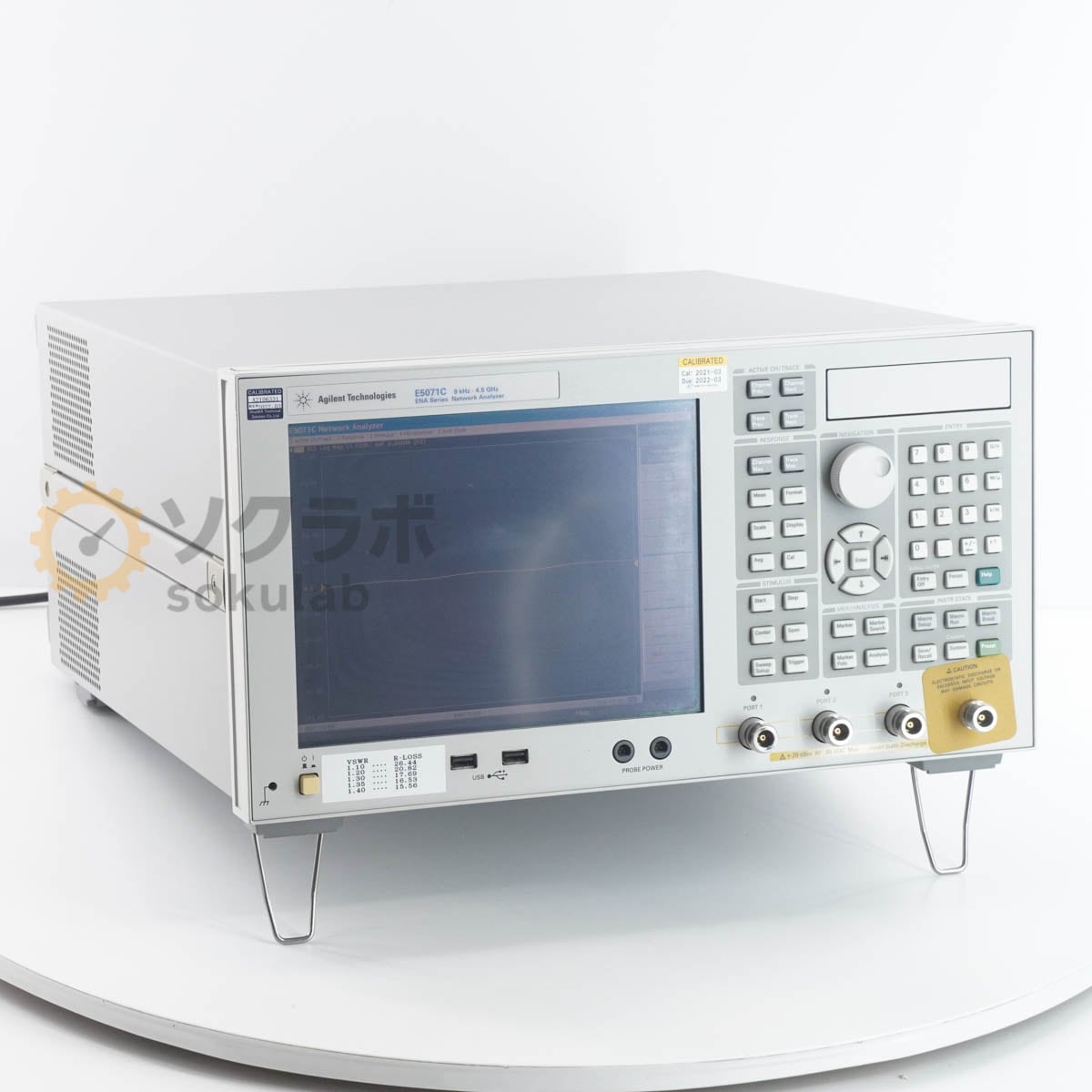[DW]USED 8ݾ 03/2022CAL Agilent E5071C ATO-65706 ENA Series Network Analyzer ͥåȥʥ饤 OPT 019 4...[07524-0030]