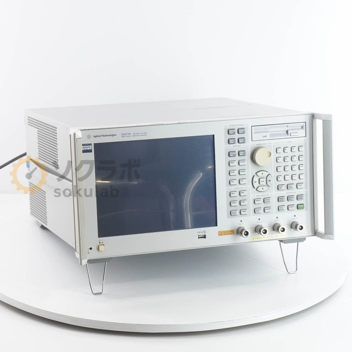 [JB]USED ݾڤʤ Agilent E5071B ATO-7083 ENA Series Network Analyzer ͥåȥʥ饤 OPT 016 1E5 414 300k...[07524-0032]